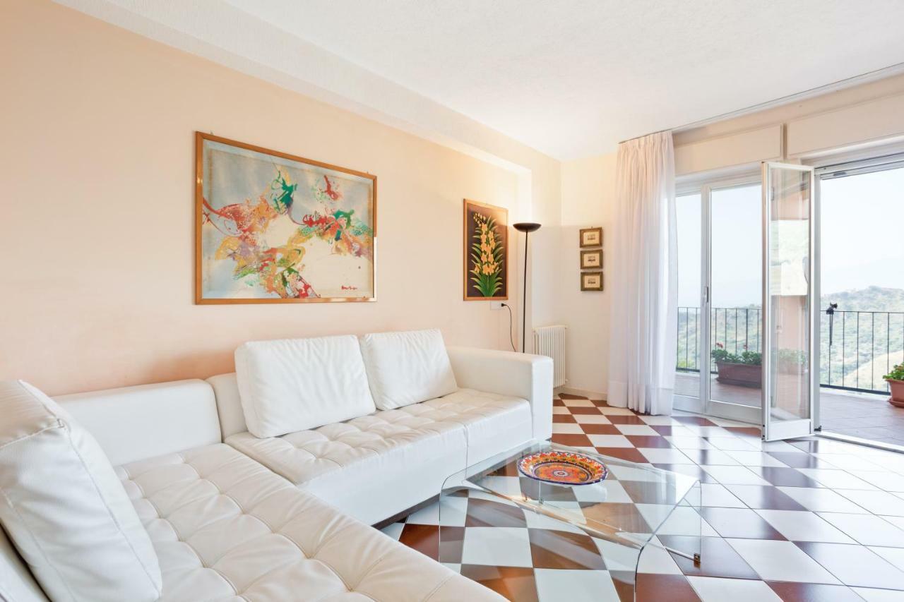 Taormina Apartment With Panoramic View ภายนอก รูปภาพ